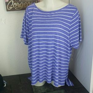 🩶 Hi Lo short sleeve tee shirt top, 26/28